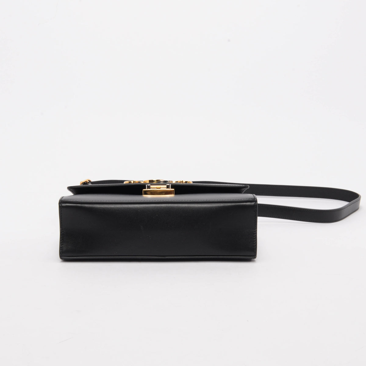 Gucci Black Smooth Calfskin Small Zumi Shoulder Bag