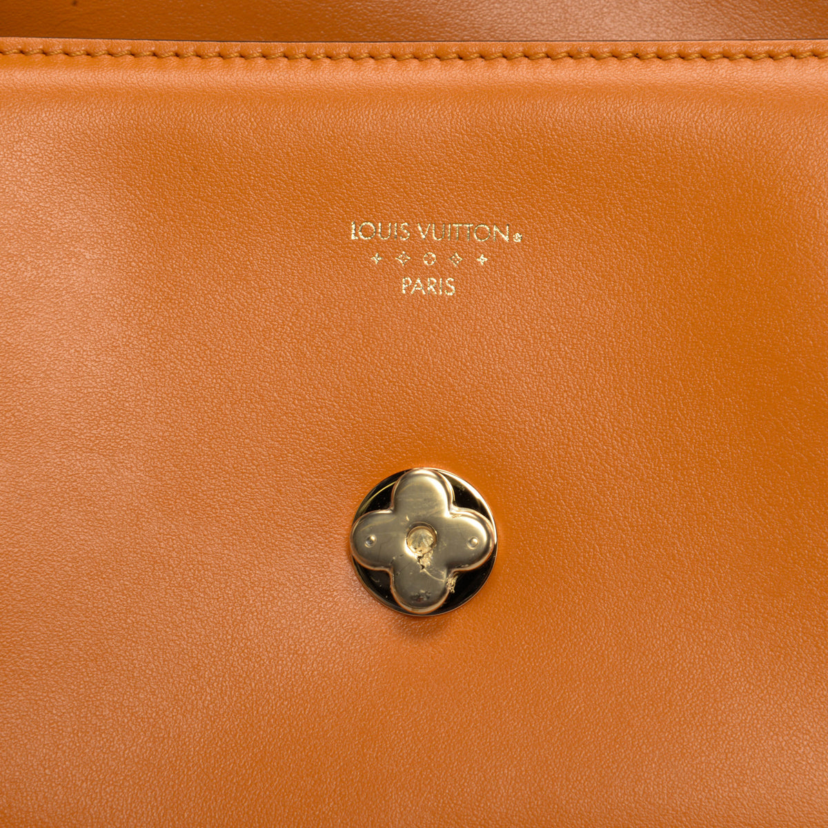 Louis Vuitton Summer Gold Calfskin Pont 9 MM Bag