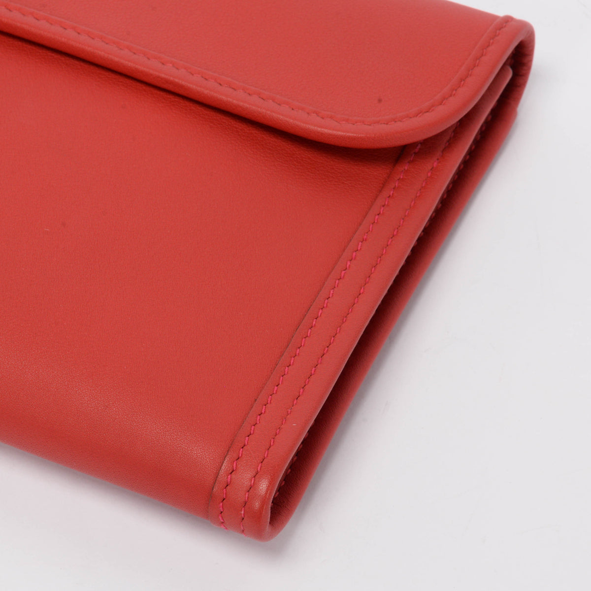 Hermes Rouge Casaque Swift Jige 29 Clutch