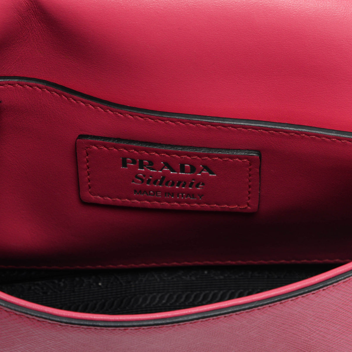 Prada Pink Saffiano Sidonie Small Chain Bag