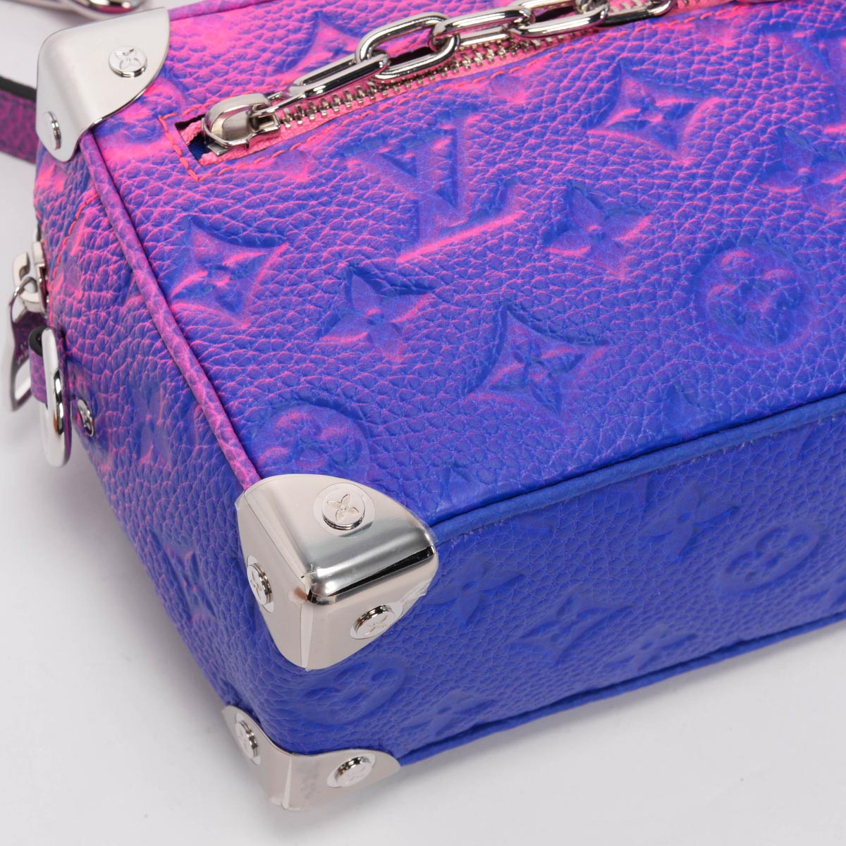 Louis Vuitton Pink Monogram Illusion Taurillon Mini Soft Trunk Bag