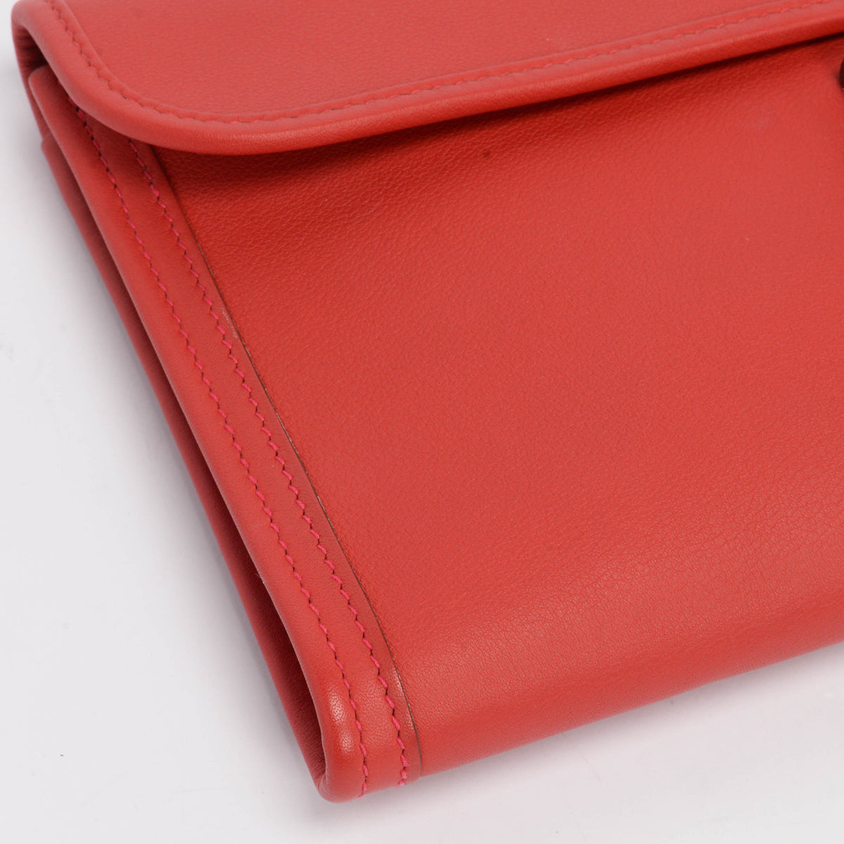 Hermes Rouge Casaque Swift Jige 29 Clutch
