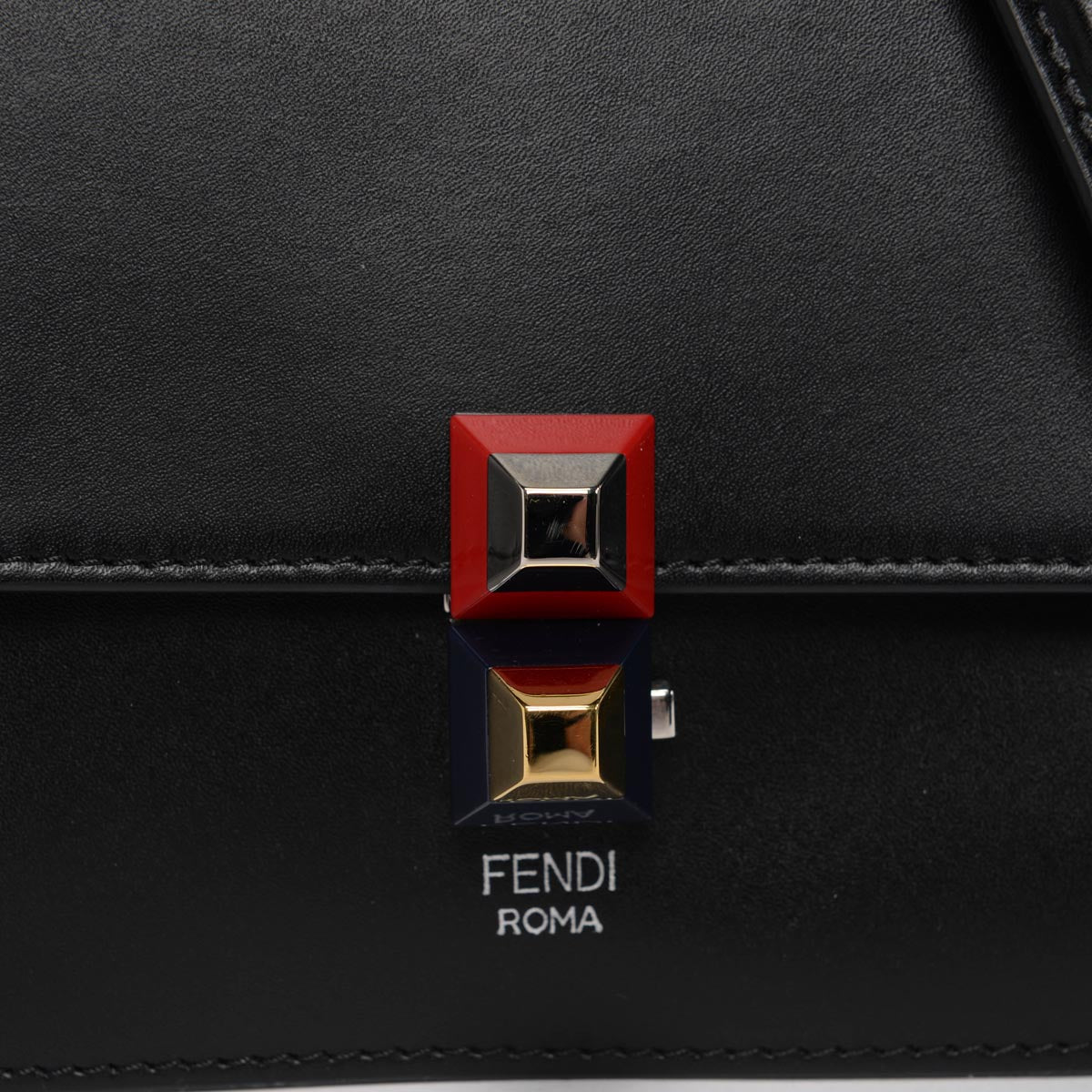 Fendi Black Kan I Small Bag