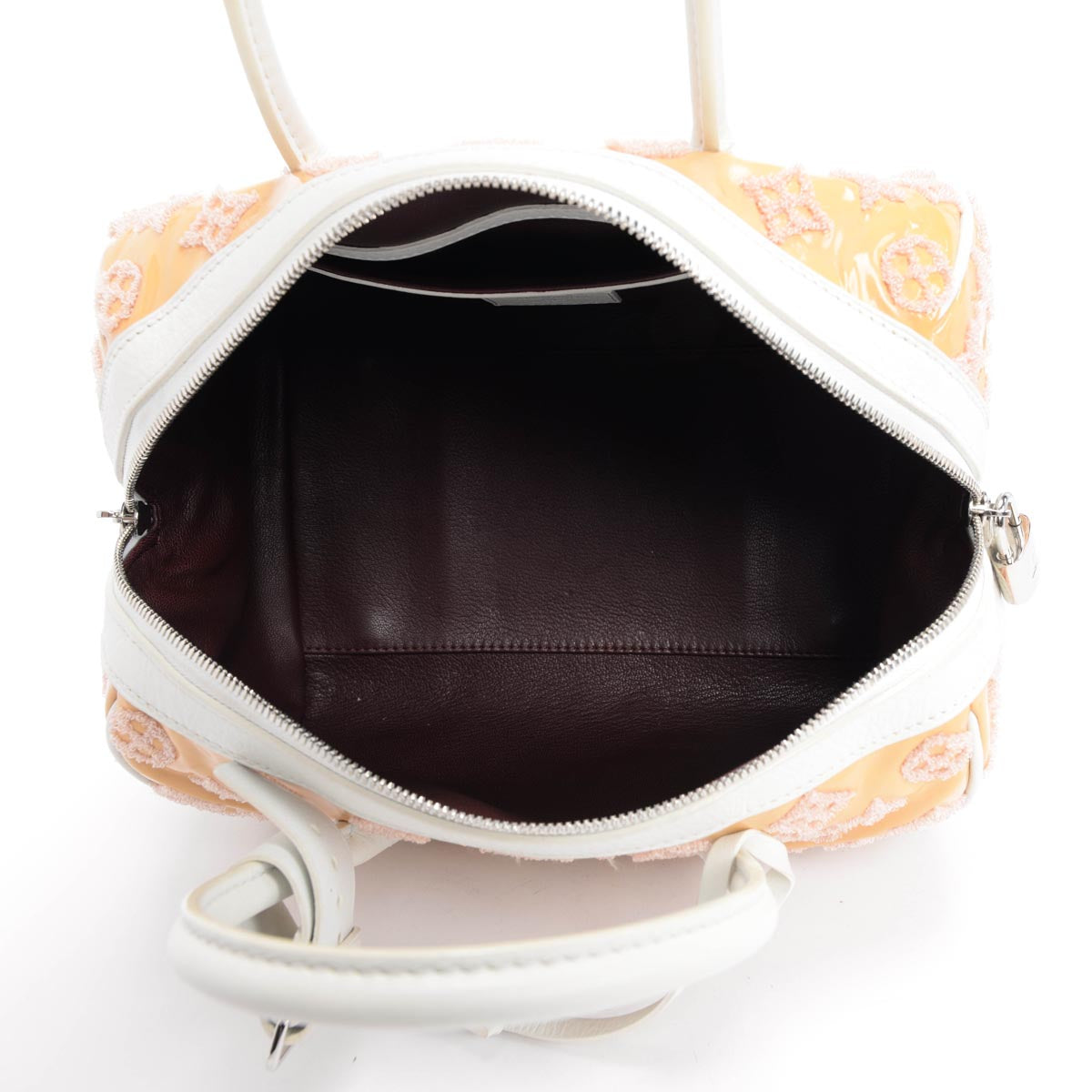 Louis Vuitton Rose Monogram Bouclettes Speedy Round Bag