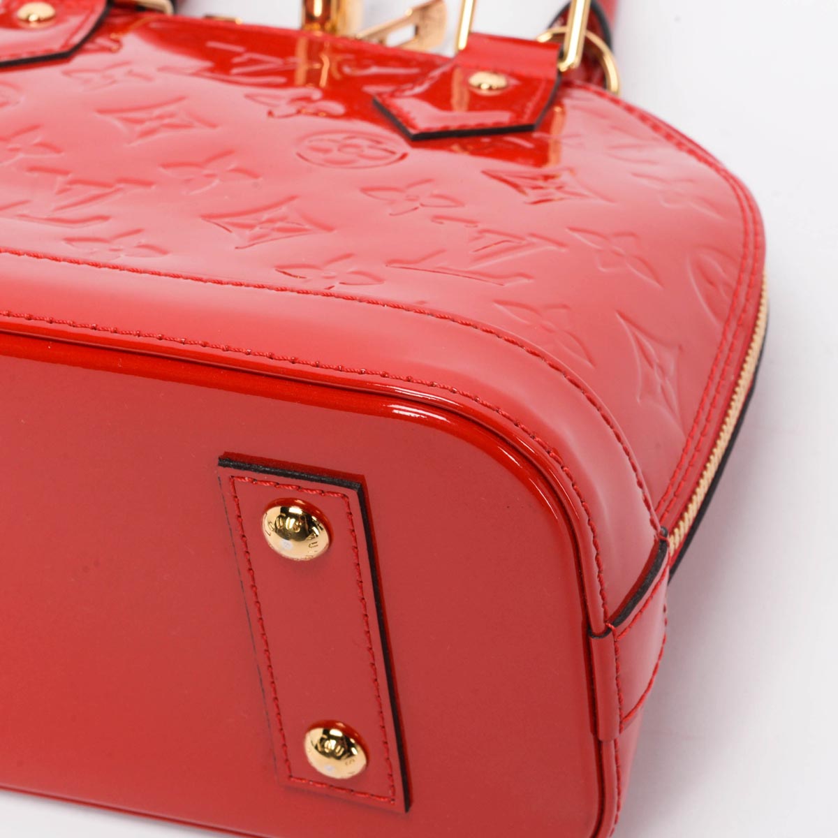 Louis Vuitton Red Vernis Alma BB