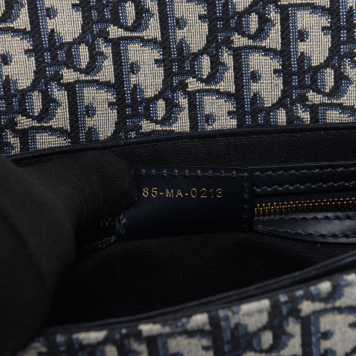 Dior Blue Oblique Jacquard 30 Montaigne Avenue Bag