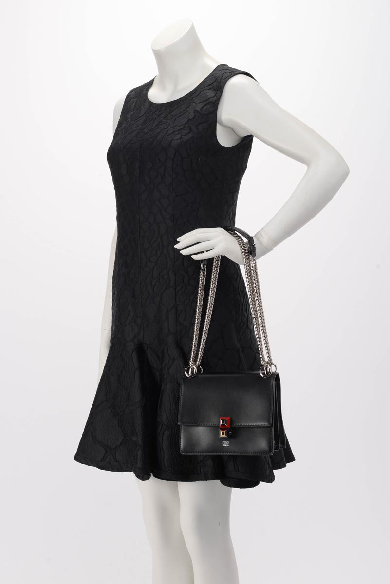 Fendi Black Kan I Small Bag