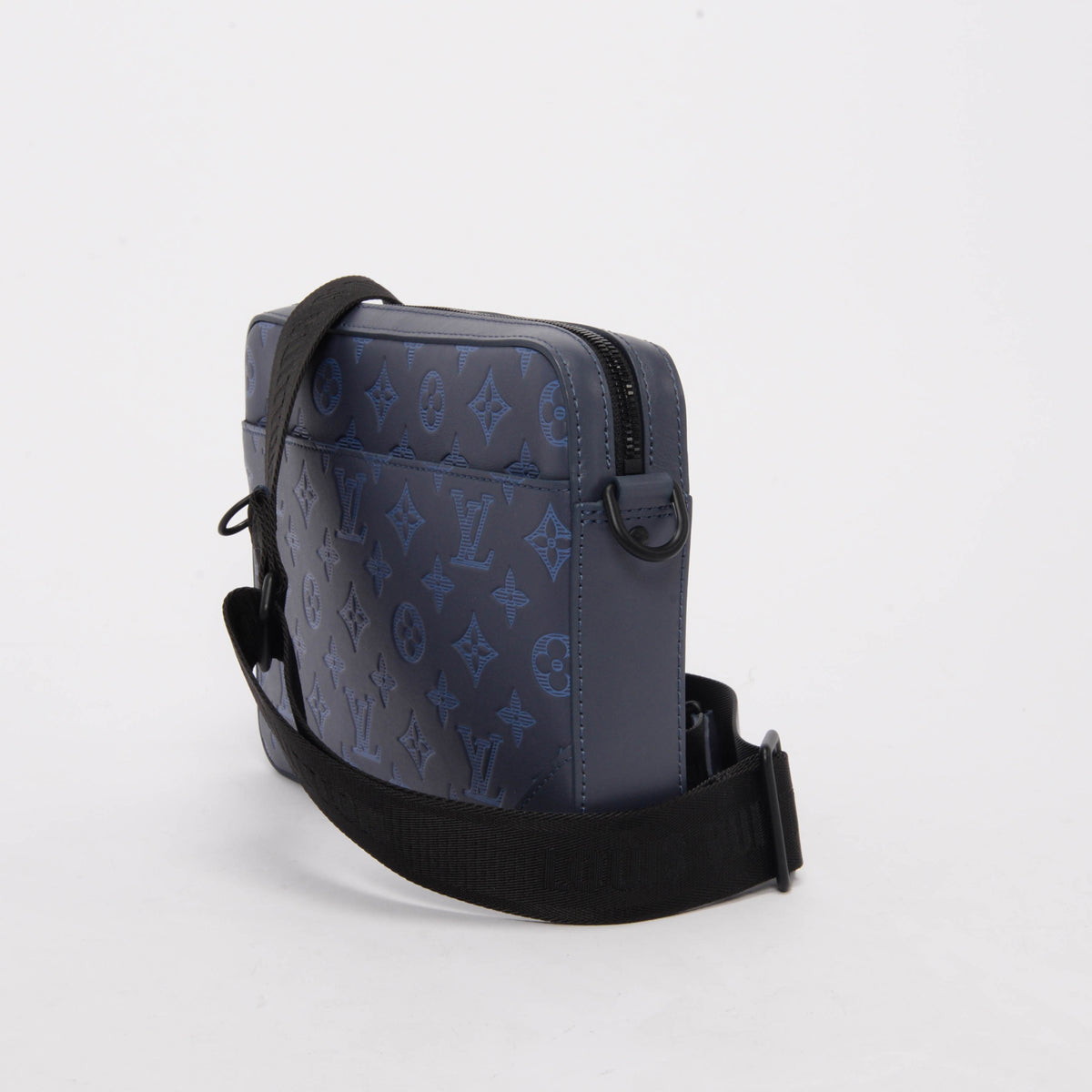 Louis Vuitton Blue Monogram Shadow Duo Messenger Bag