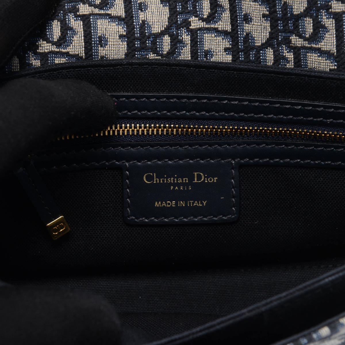 Dior Blue Oblique Jacquard 30 Montaigne Avenue Bag