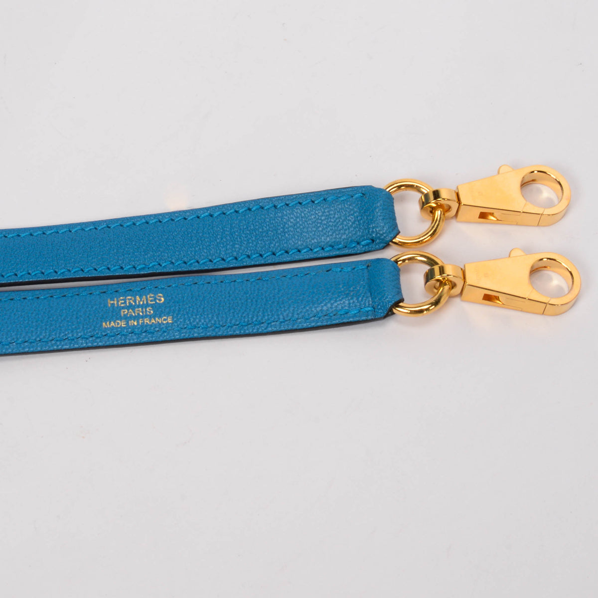 Hermes Blue Zanzibar Chevre Chandra Kelly 25