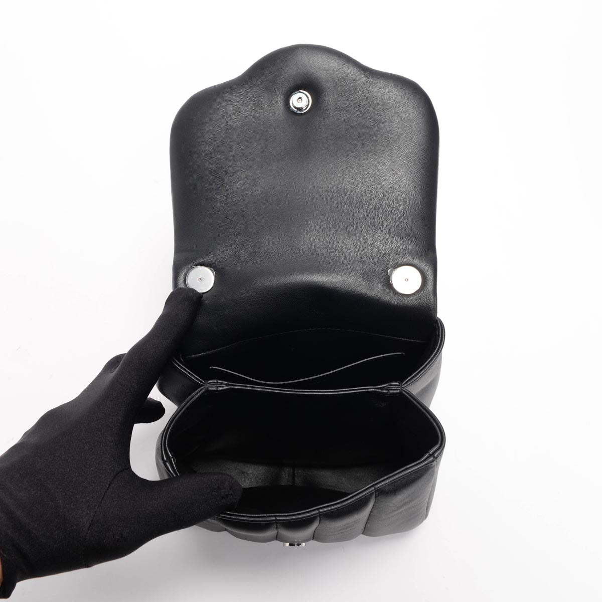 Bulgari x Ambush Black Quilted Nappa Serpenti Bag