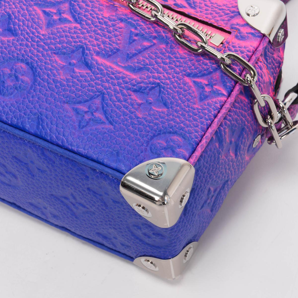 Louis Vuitton Pink Monogram Illusion Taurillon Mini Soft Trunk Bag