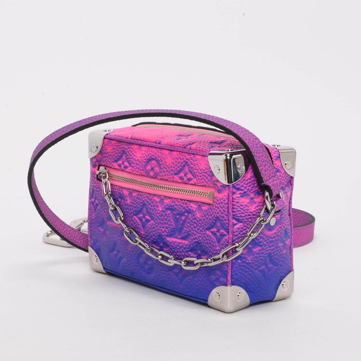 Louis Vuitton Pink Monogram Illusion Taurillon Mini Soft Trunk Bag