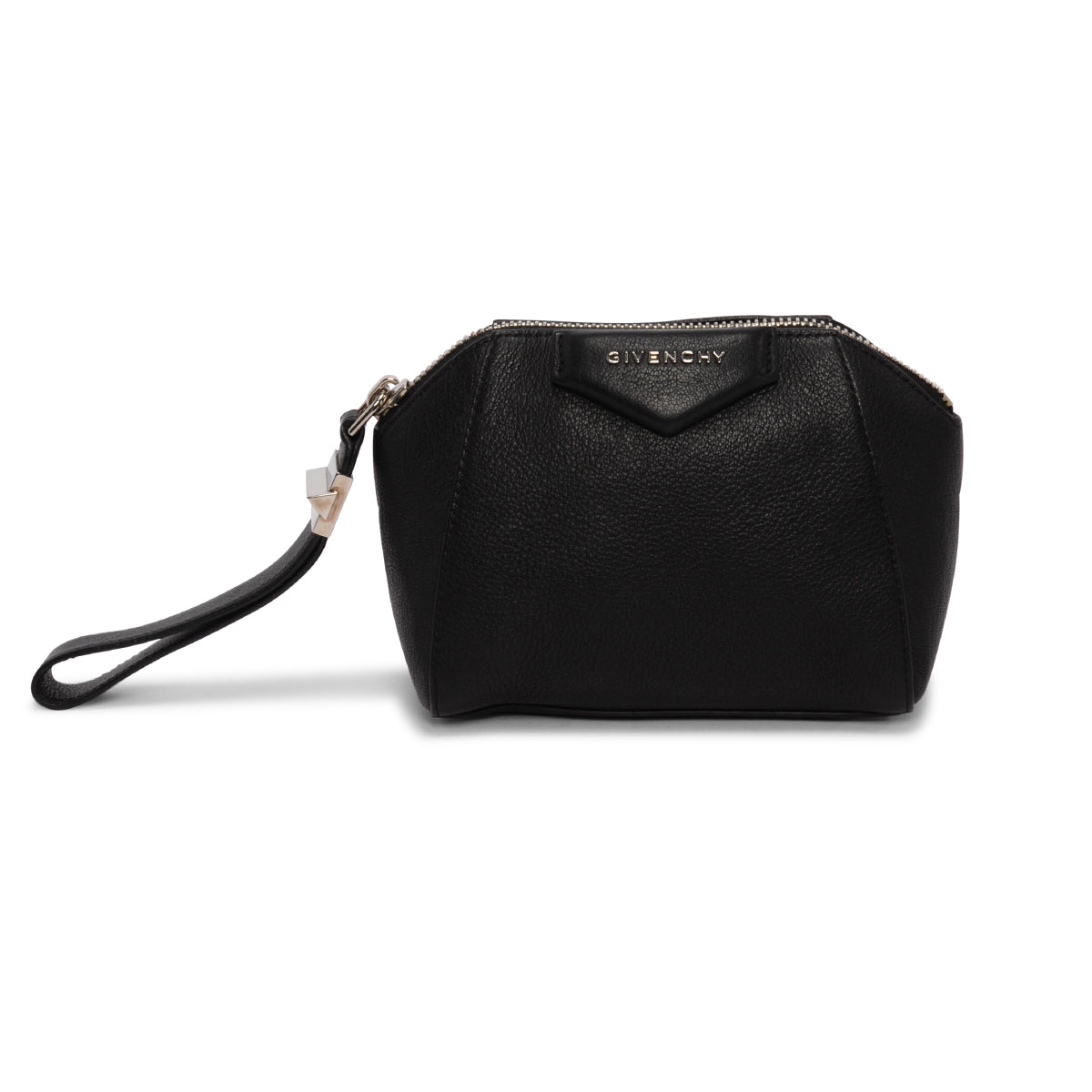 Givenchy Black Sugar Goatskin Small Beauty Wristlet