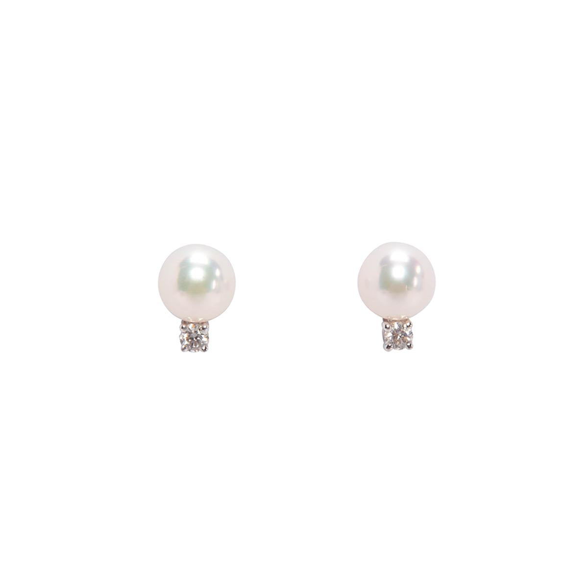 Tiffany & Co White Gold Signature Pearls Stud Earrings
