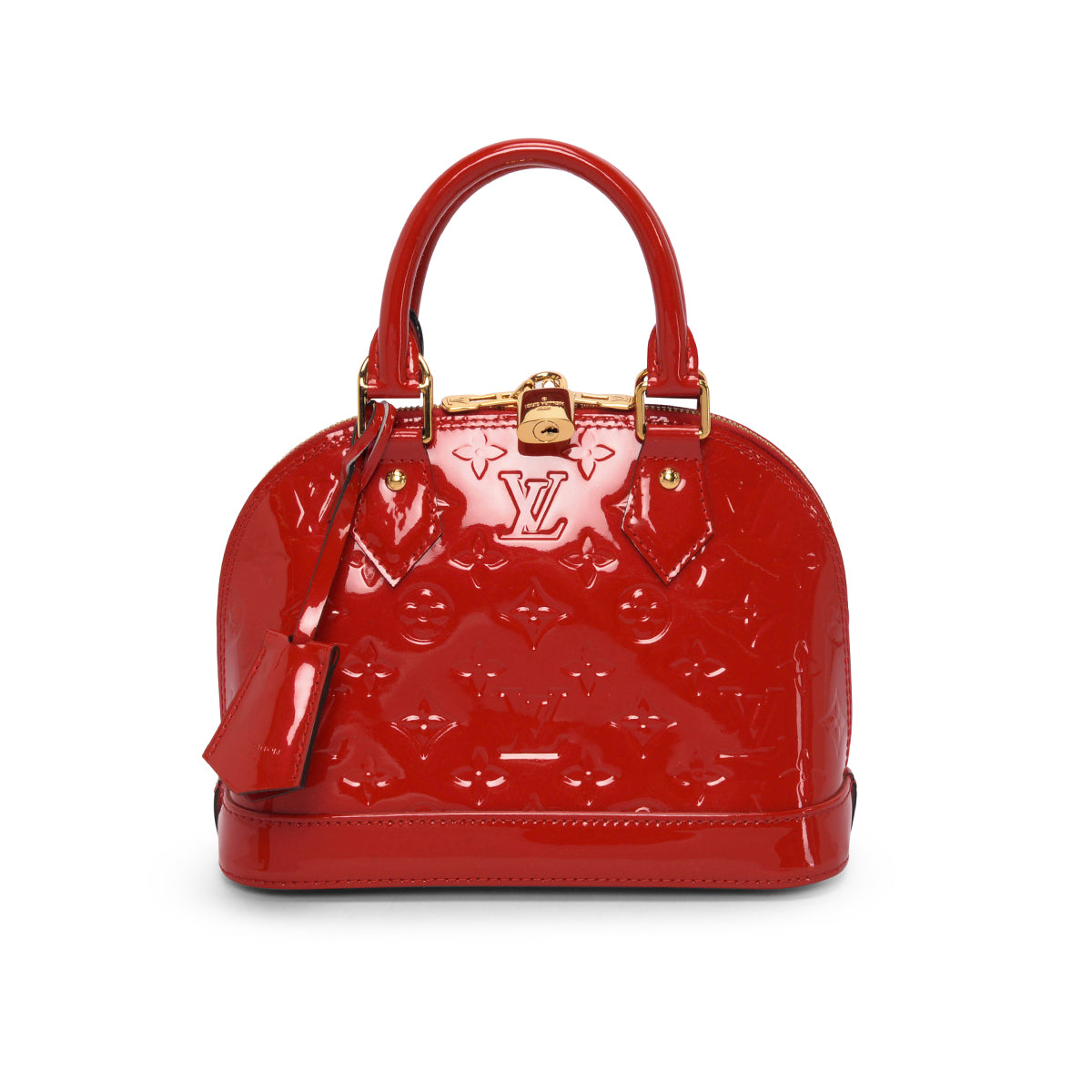 Louis Vuitton Red Vernis Alma BB