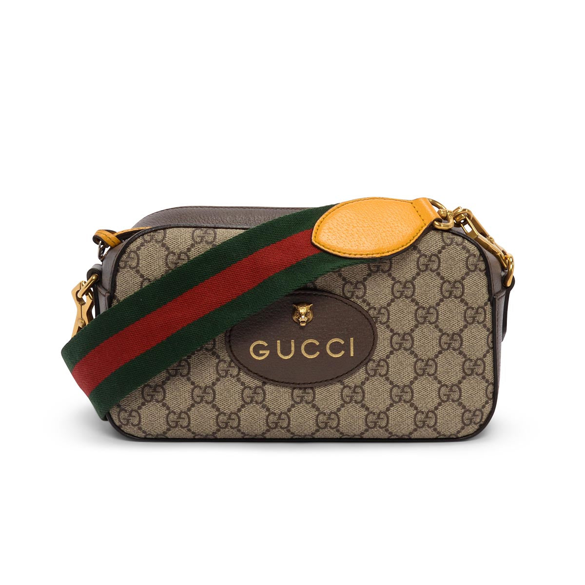 Gucci Beige GG Supreme Small Neo Vintage Messenger Bag