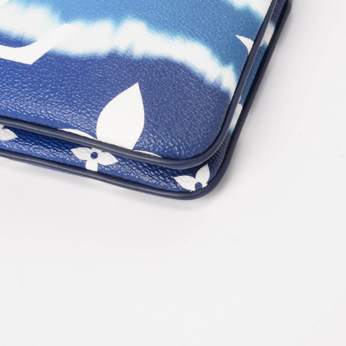 Louis Vuitton Blue Monogram Giant Escale Double Zip Pochette