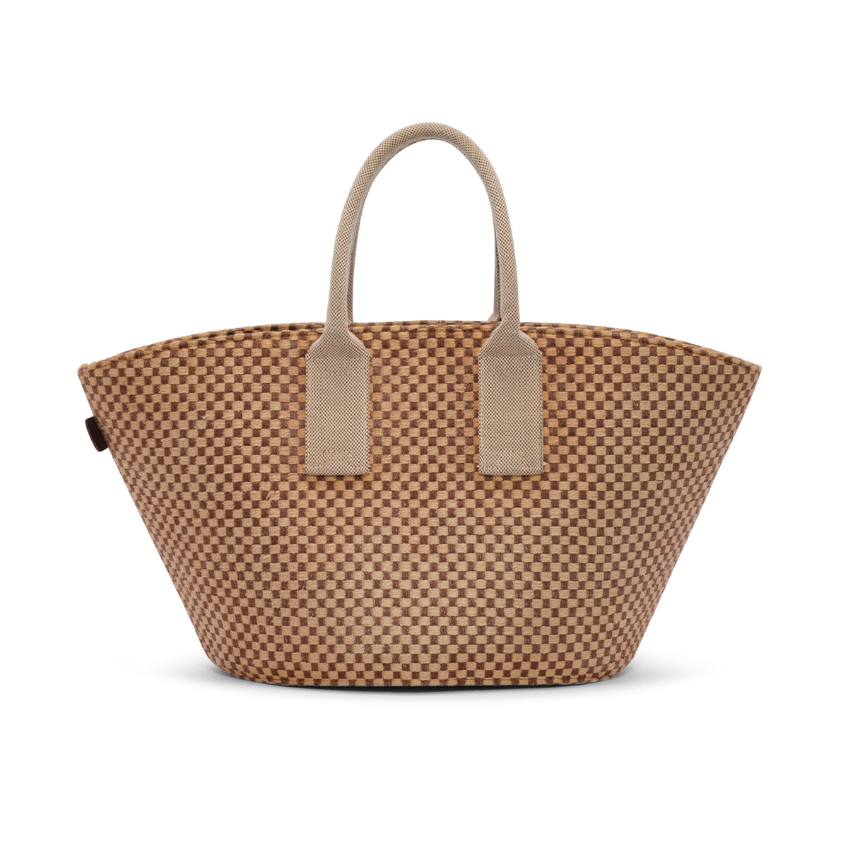 Hermes Brown Linen & Jute Panier Bus PM Tote
