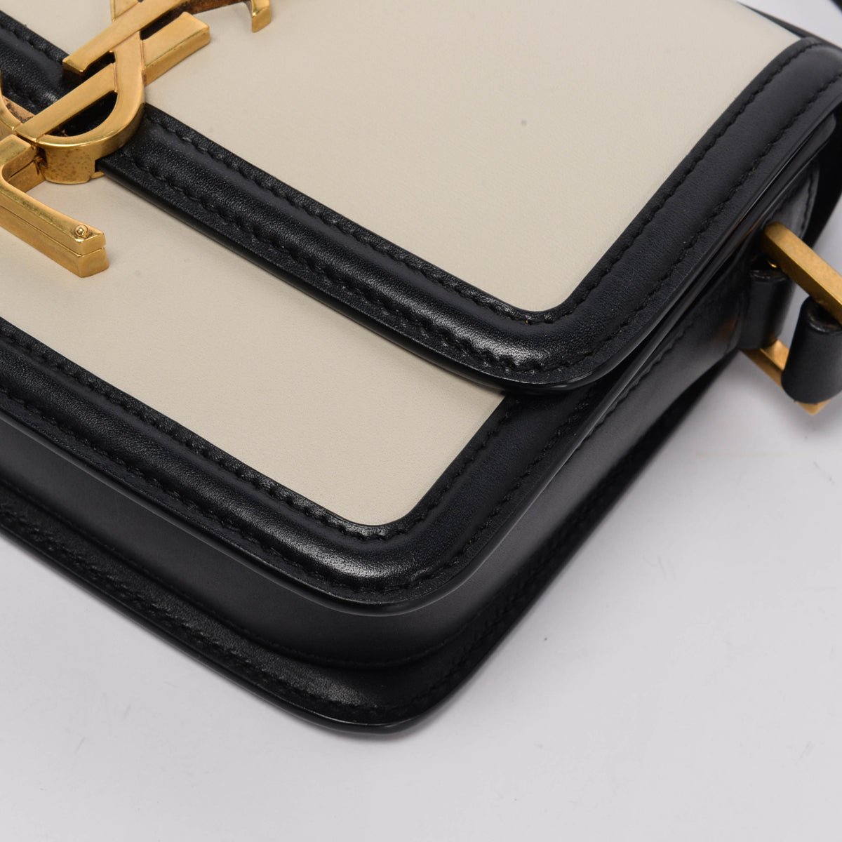 Saint Laurent Bi-Colour Ultracalf Small Solferino Bag