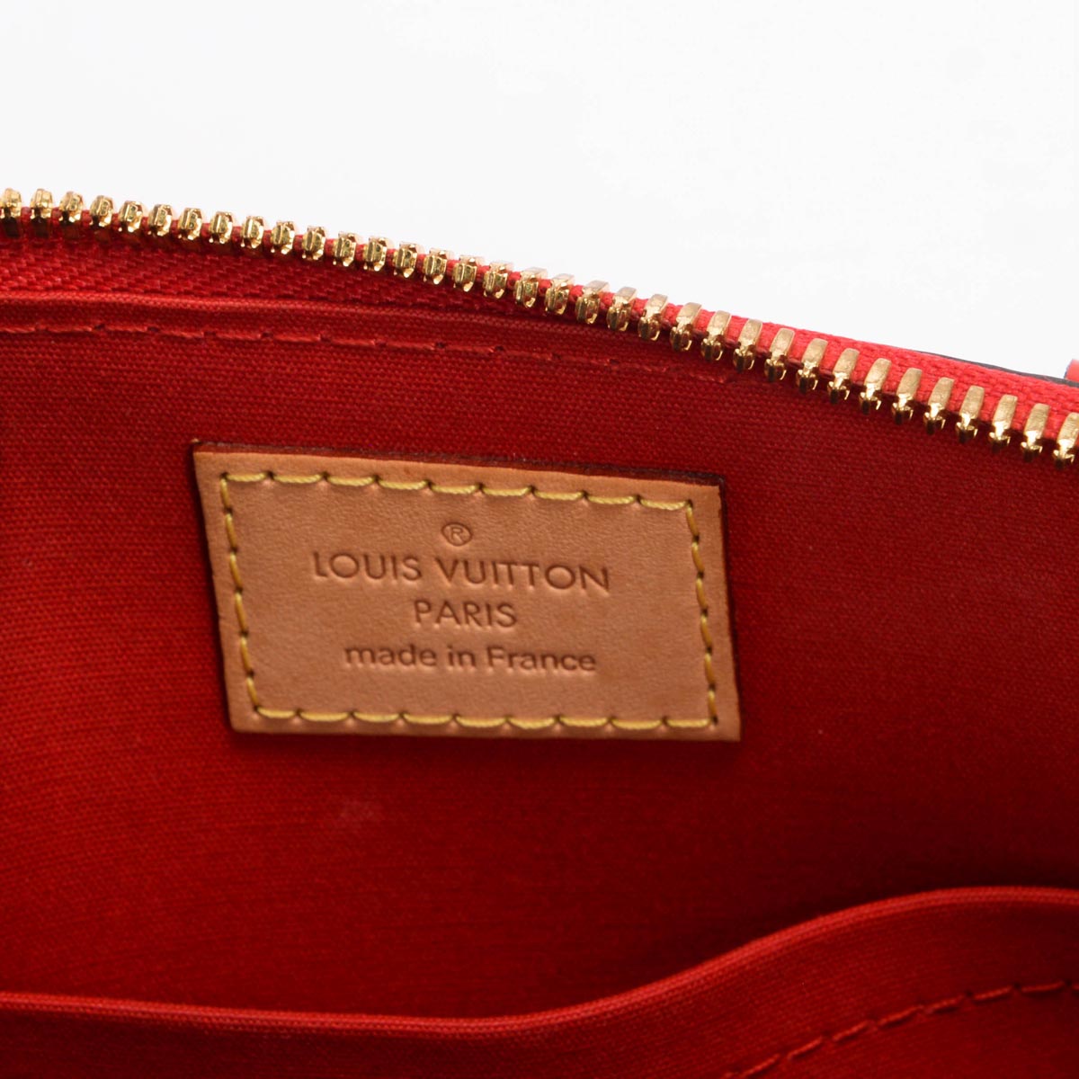 Louis Vuitton Red Vernis Alma BB