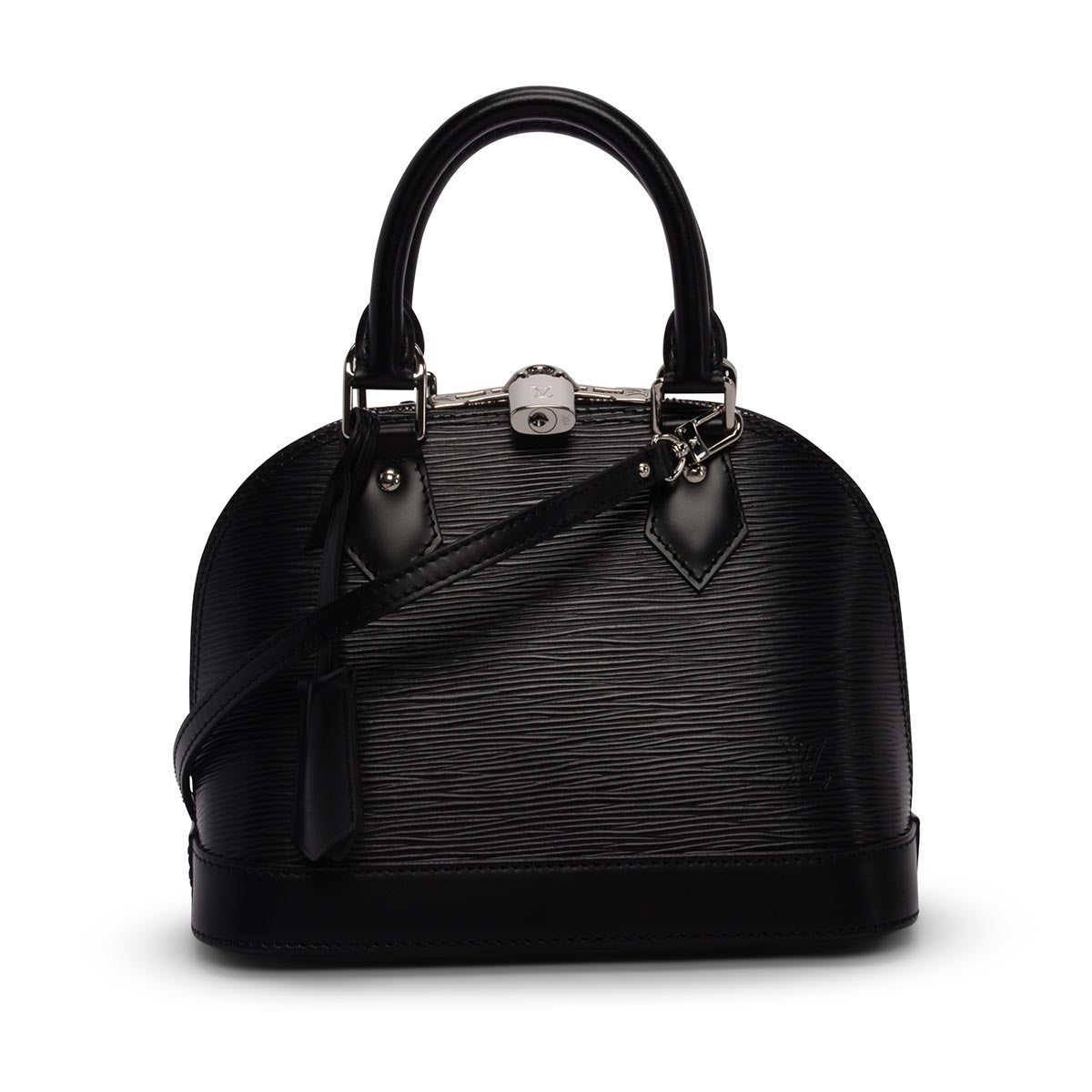 Louis Vuitton Black Epi Leather Alma BB Top Handle Bag